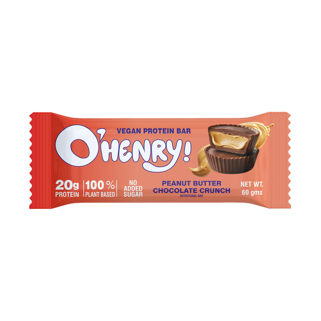o henryveganproteinbarpeanutbutterchocolatecrunch60gnutritionlif.jpg O’Henry! Protein Bars