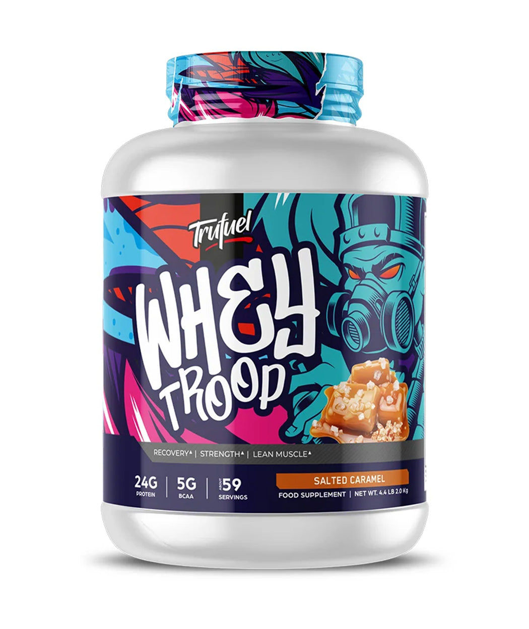 trufuelwheytroopprotein bluebarrycheesecake2kgnutritionlif 1.jpg TruFuel Whey Troop 100% Whey Protein Blend